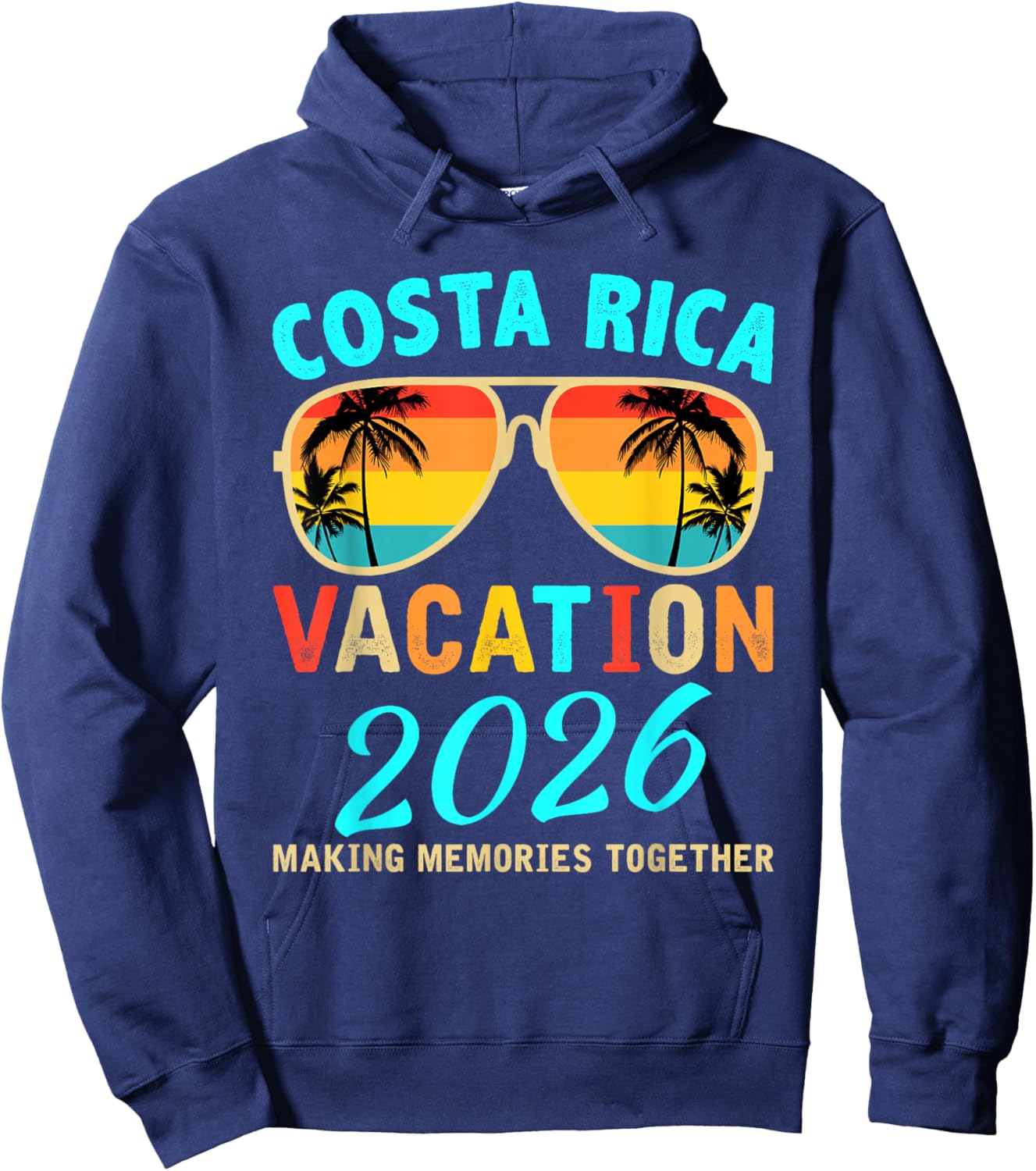 Costa Rica 2026 Beach Matching Family Vacation Men Women Hoodie - Hoodie | Navy