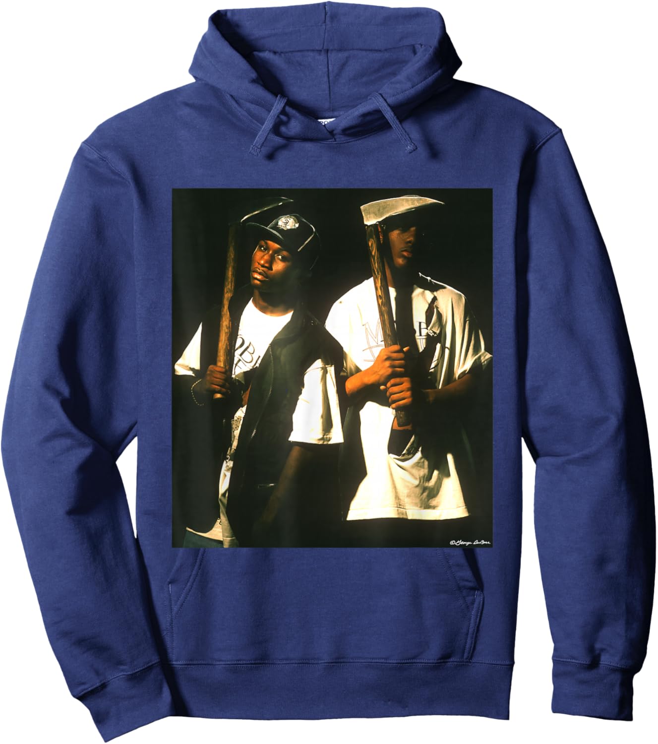 Mobb Deep Hip Hop Duo By George DuBose Hoodie - Hoodie | Navy