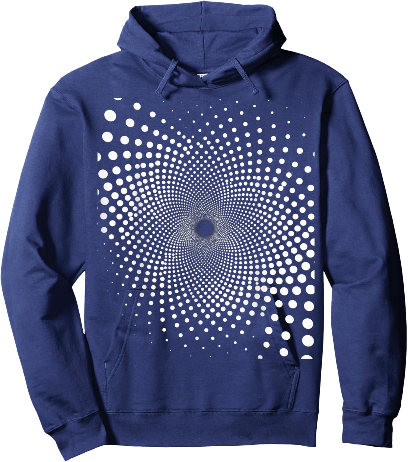 Optical Illusion Hoodie - Hoodie | Navy