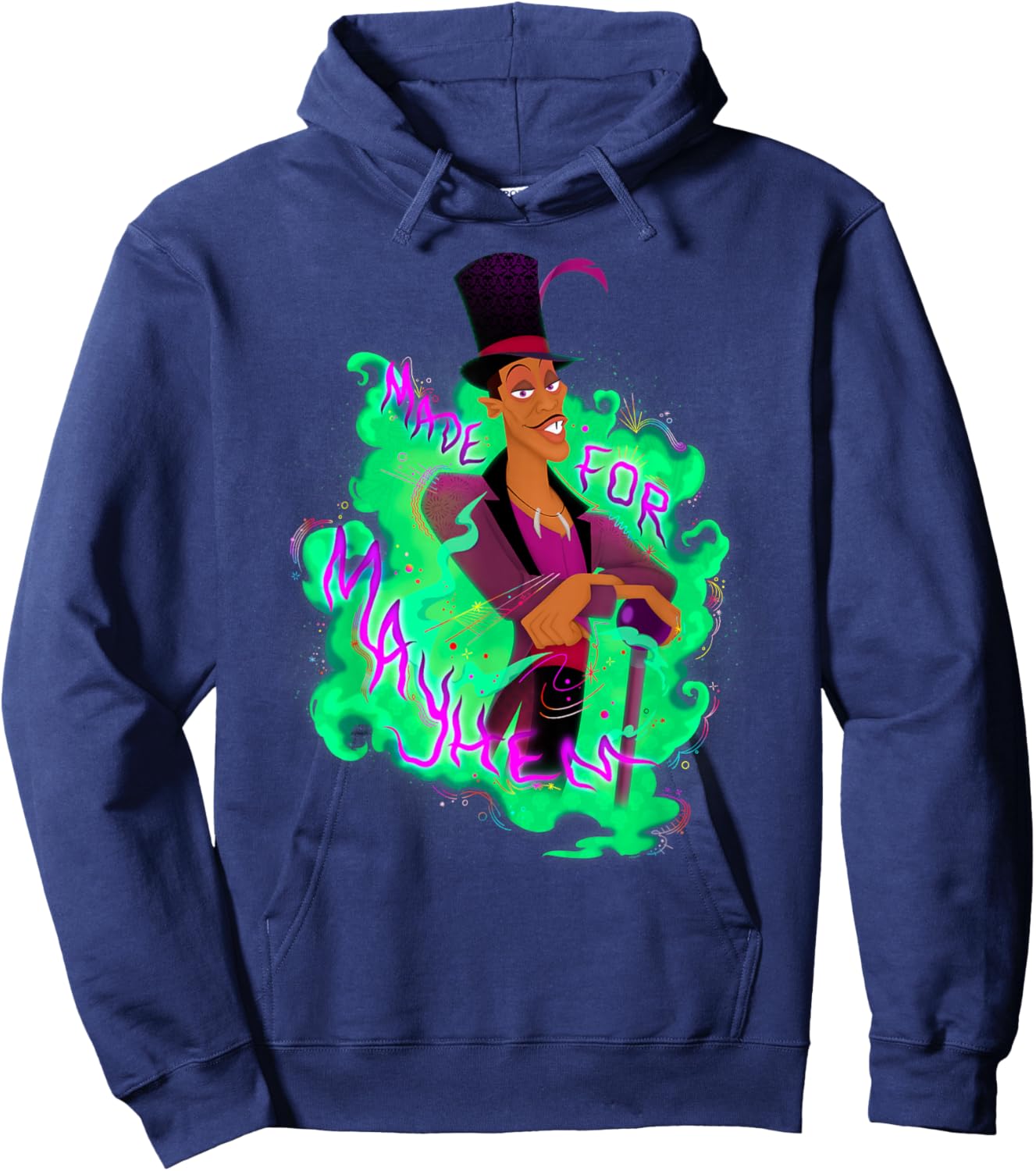 Disney Villains Dr. Facilier Princess Frog Made for Mayhem Hoodie - Hoodie | Navy