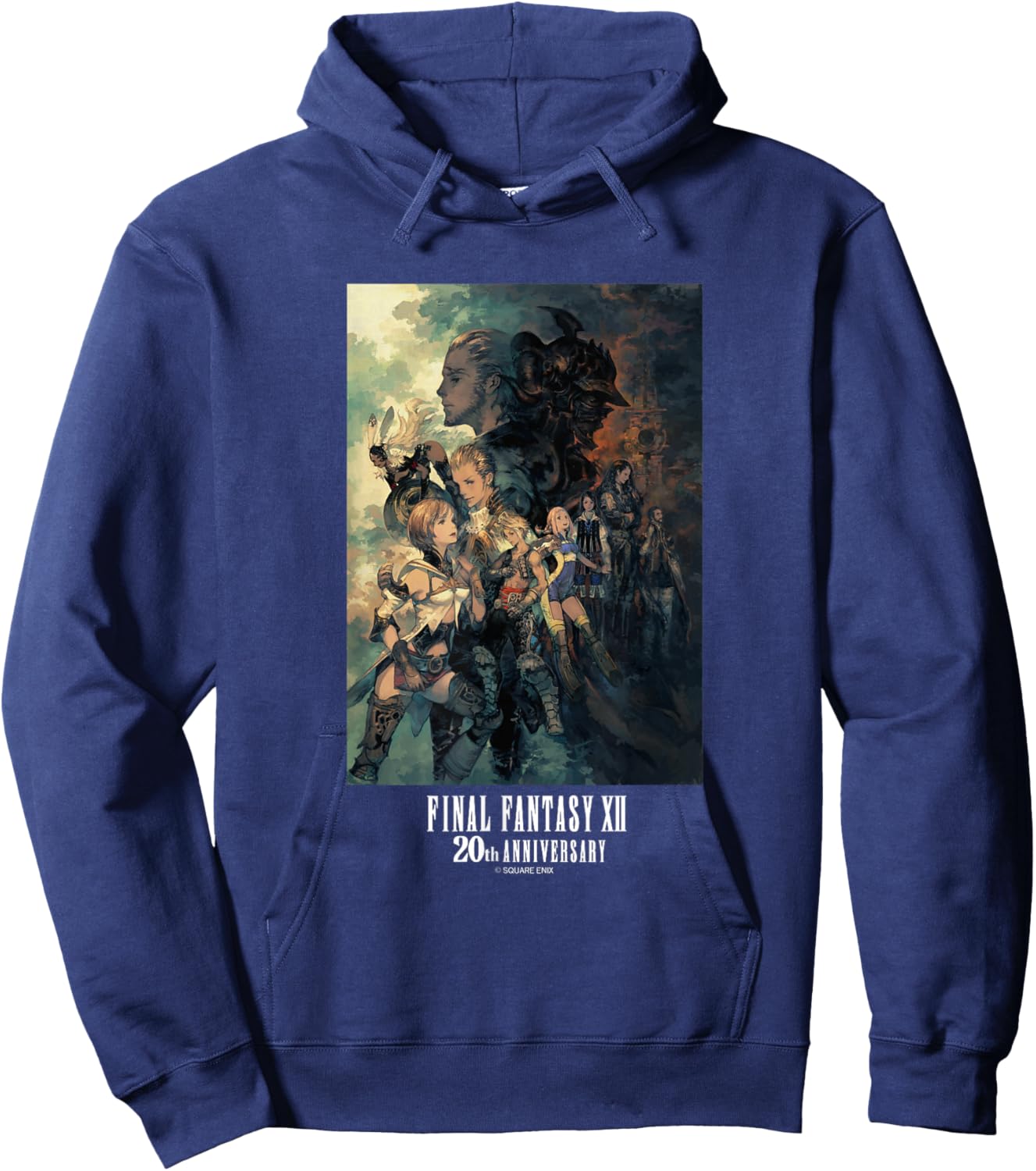 Final Fantasy Annivasary Collection FFXII TZA Package Art 2 Hoodie - Hoodie | Navy
