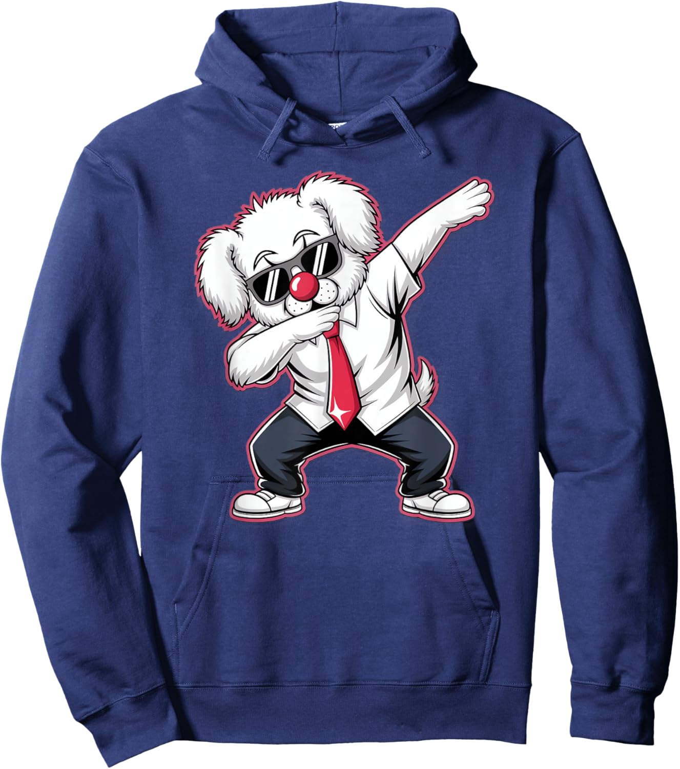 Dabbing Dog Dab Dap Pudel Hoodie - Hoodie | Navy