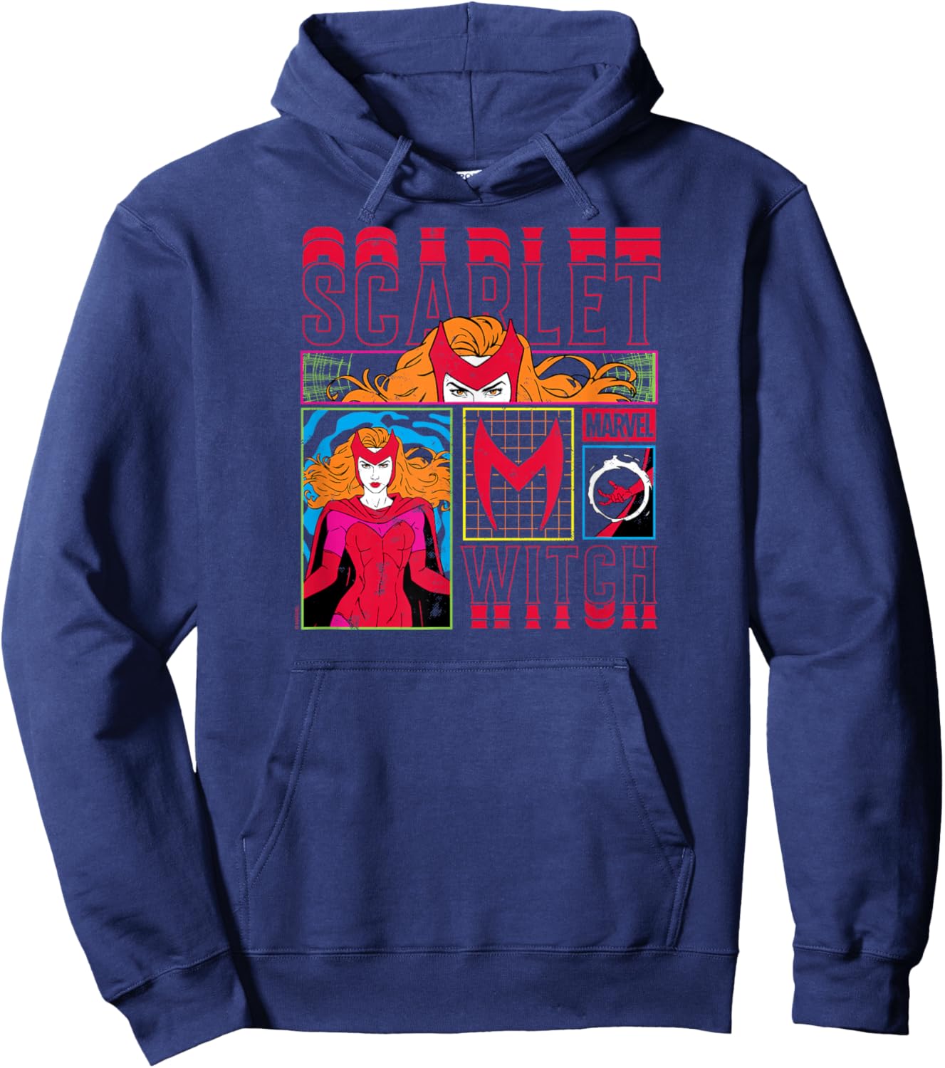 Scarlet Witch - Comic Panels Hoodie - Hoodie | Navy