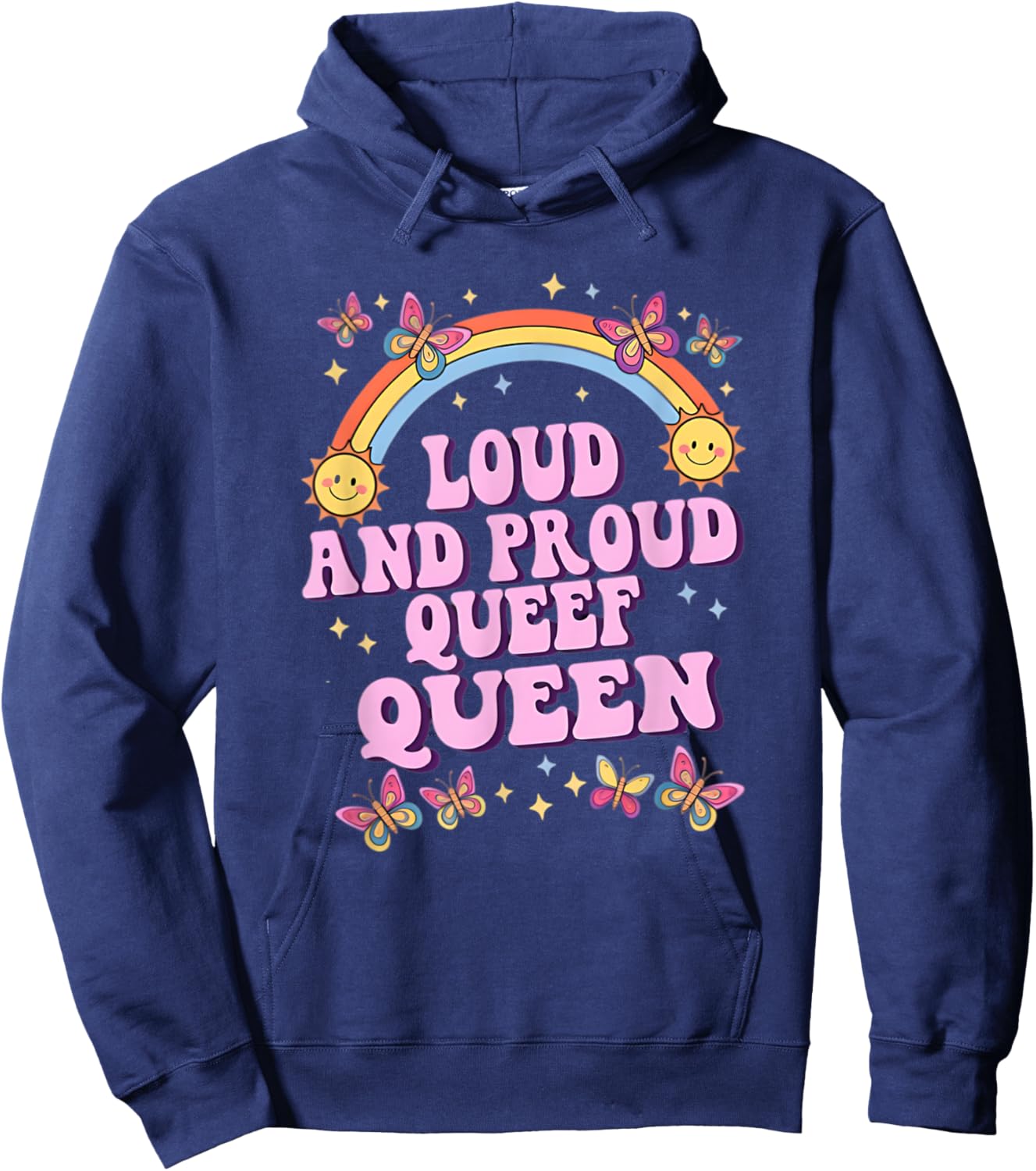 Funny Inappropriate Embarrassing Gag Meme Adult Humor Women Hoodie - Hoodie | Navy