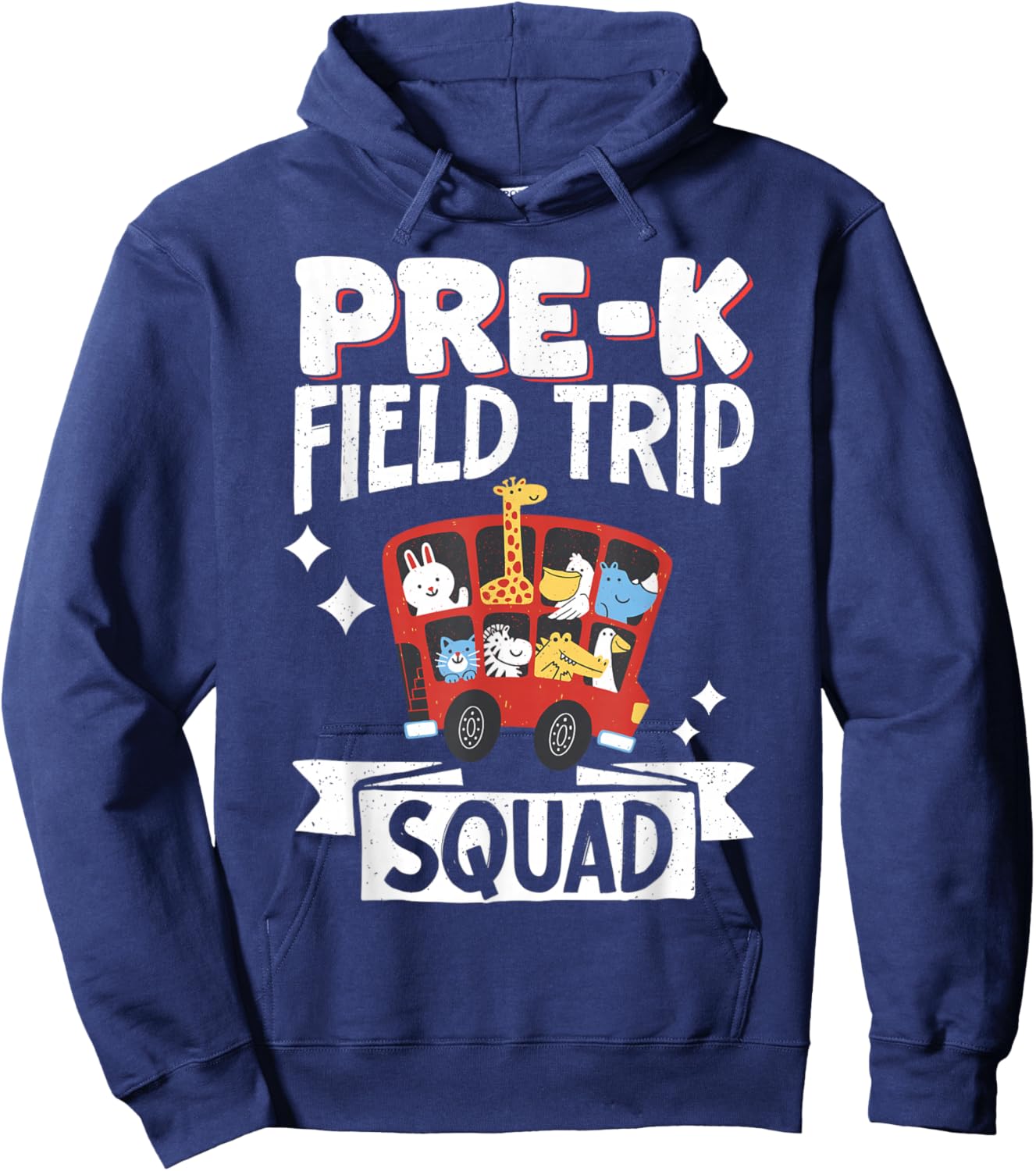 Pre-K Field Trip Squad Hoodie - Hoodie | Navy