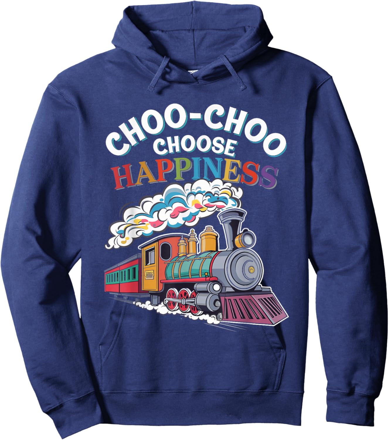 Trainspotting Railway Enthusiast Locomotive Lover Train Hoodie - Hoodie | Navy