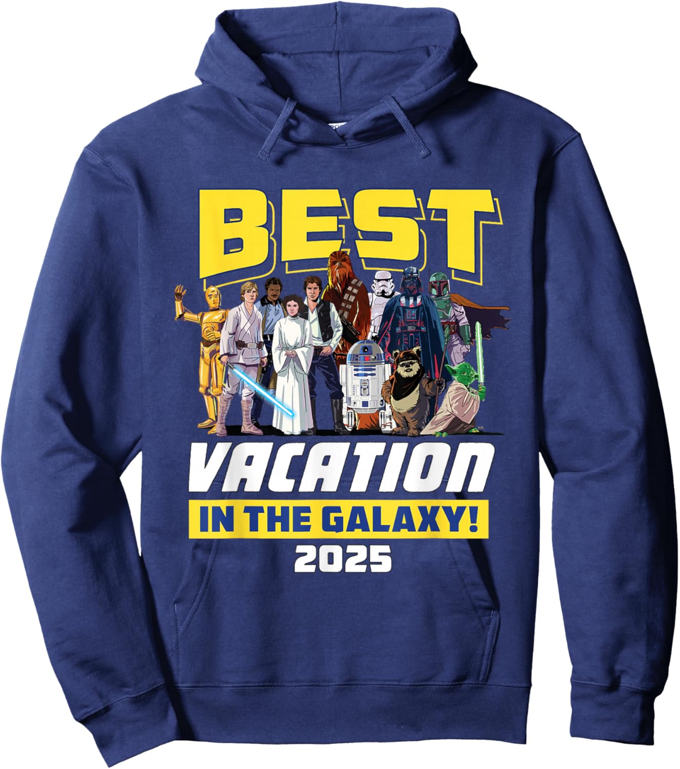Star Wars Best Vacation in the Galaxy Family Group Trip 2025 Hoodie - Hoodie | Navy