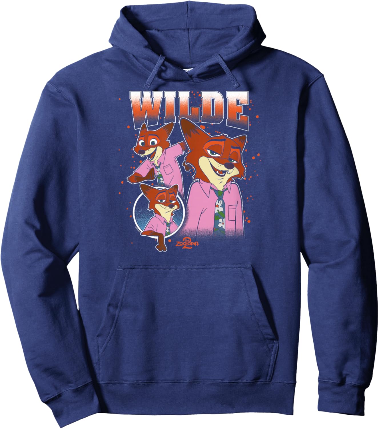 Zootopia 2 - Nick Wilde - Bootleg Hoodie - Hoodie | Navy