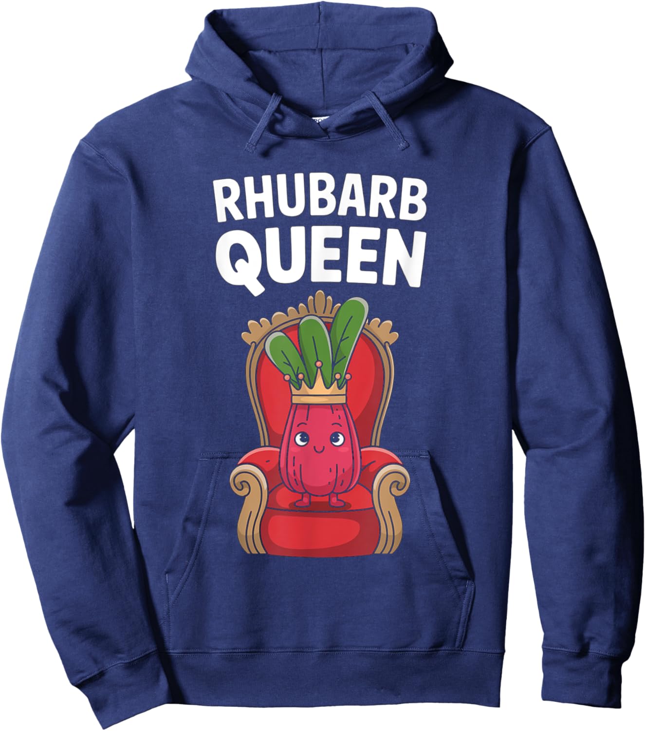 Rhubarb Queen Hoodie - Hoodie | Navy