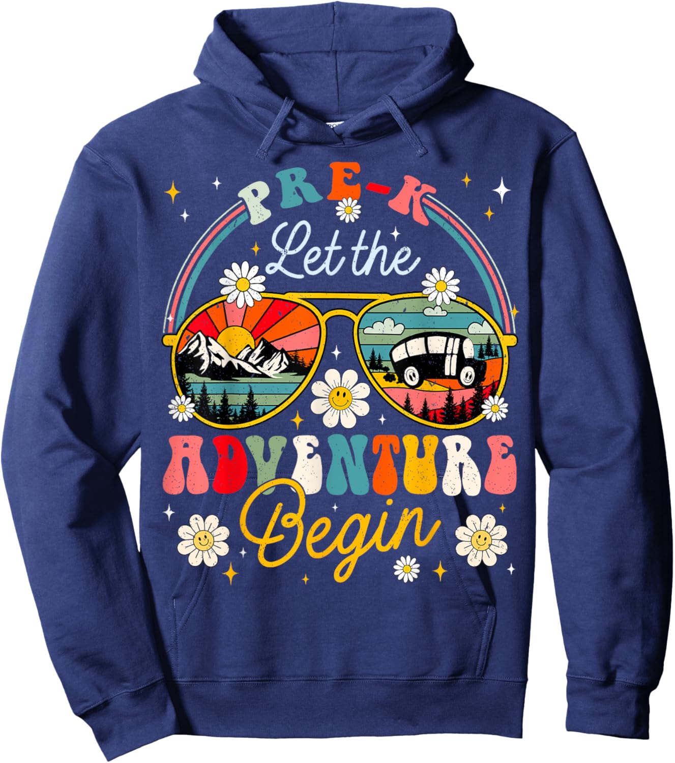 First Day Of Pre K Let The Adventure Begin Pre K Teacher Women Hoodie - Hoodie | Navy