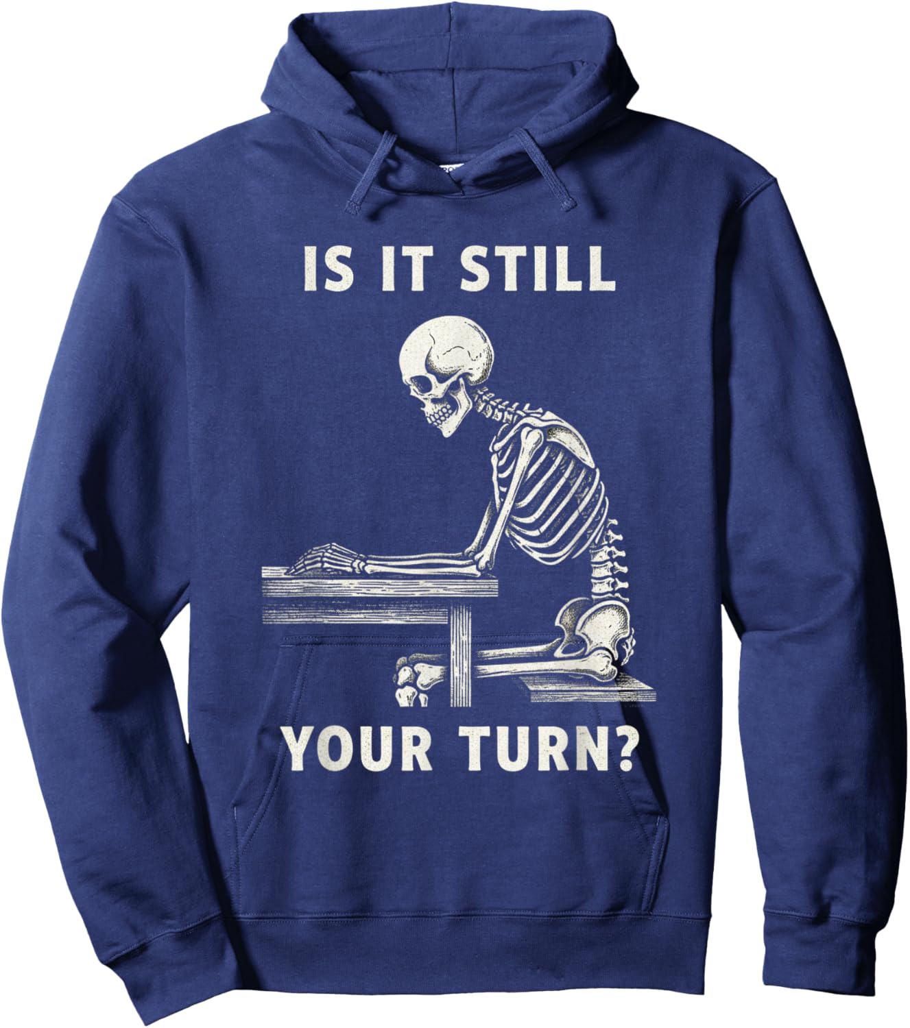 is It My Turn Yet? Bold Statement for Gamer Hoodie - Hoodie | Navy
