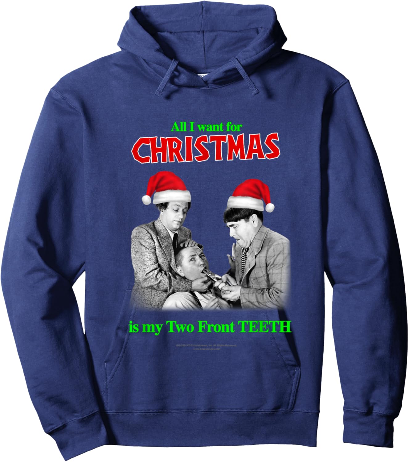 Two Front Teeth Hoodie - Hoodie | Navy