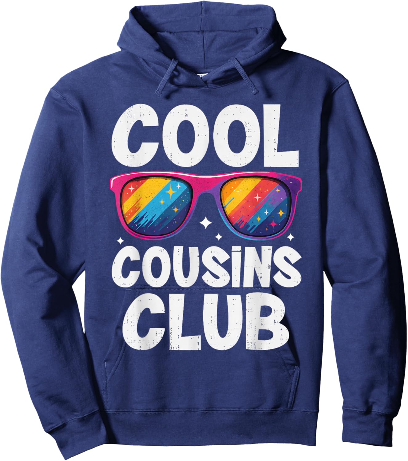 Cool Cousins Club Family Matching Funny Cousin Squad Outfit Hoodie - Hoodie | Navy