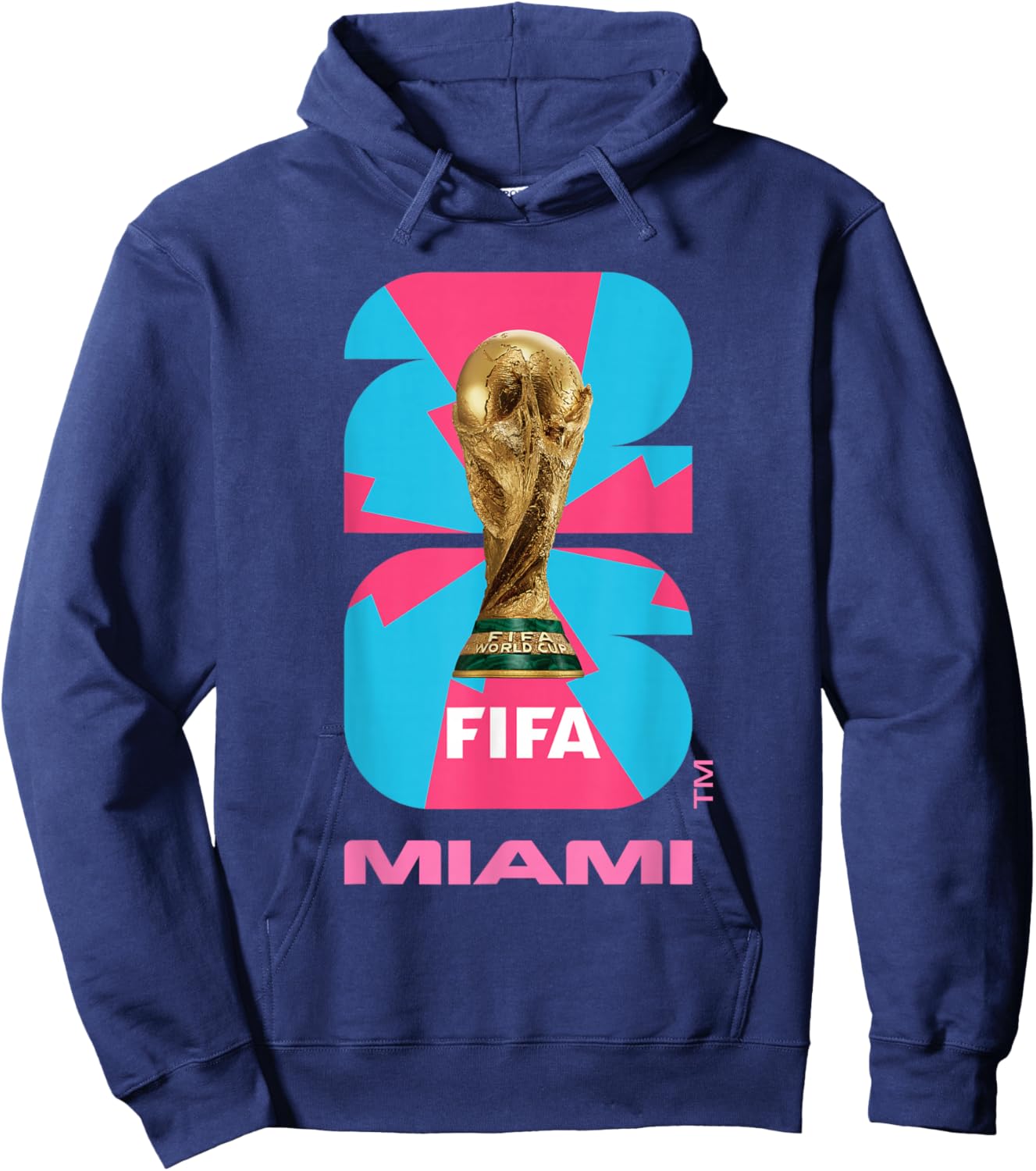 FIFA World CUP26 Miami Trophy Color Hoodie - Hoodie | Navy