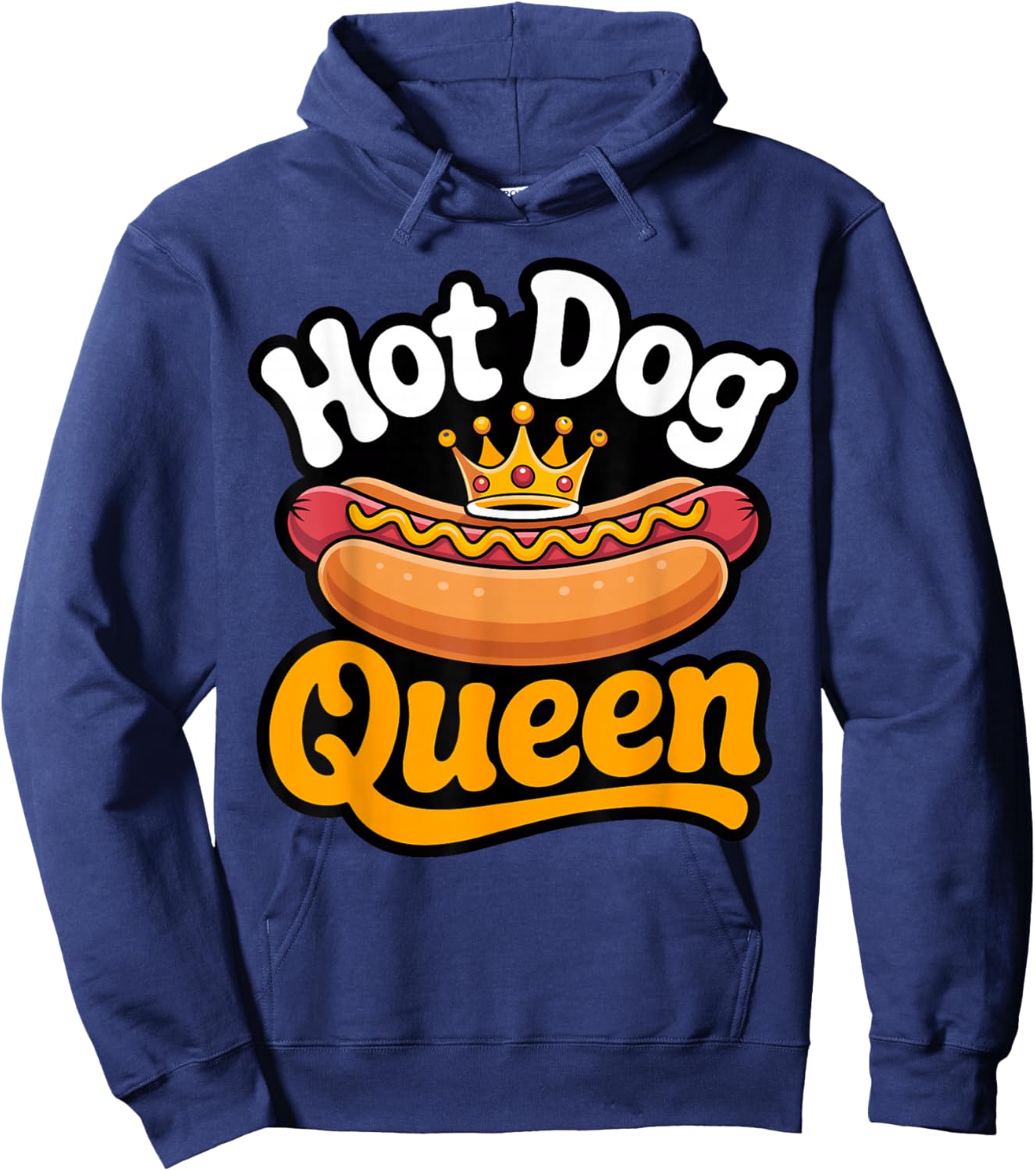 Hot Dog Queen Hoodie - Hoodie | Navy