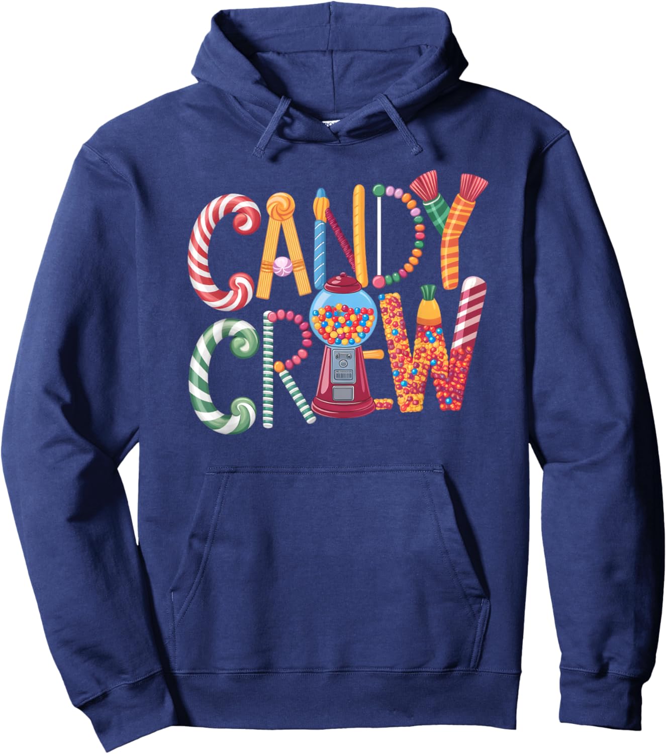 Candy Land Candy Crew Decorations Sweetie Candy Squad Hoodie - Hoodie | Navy