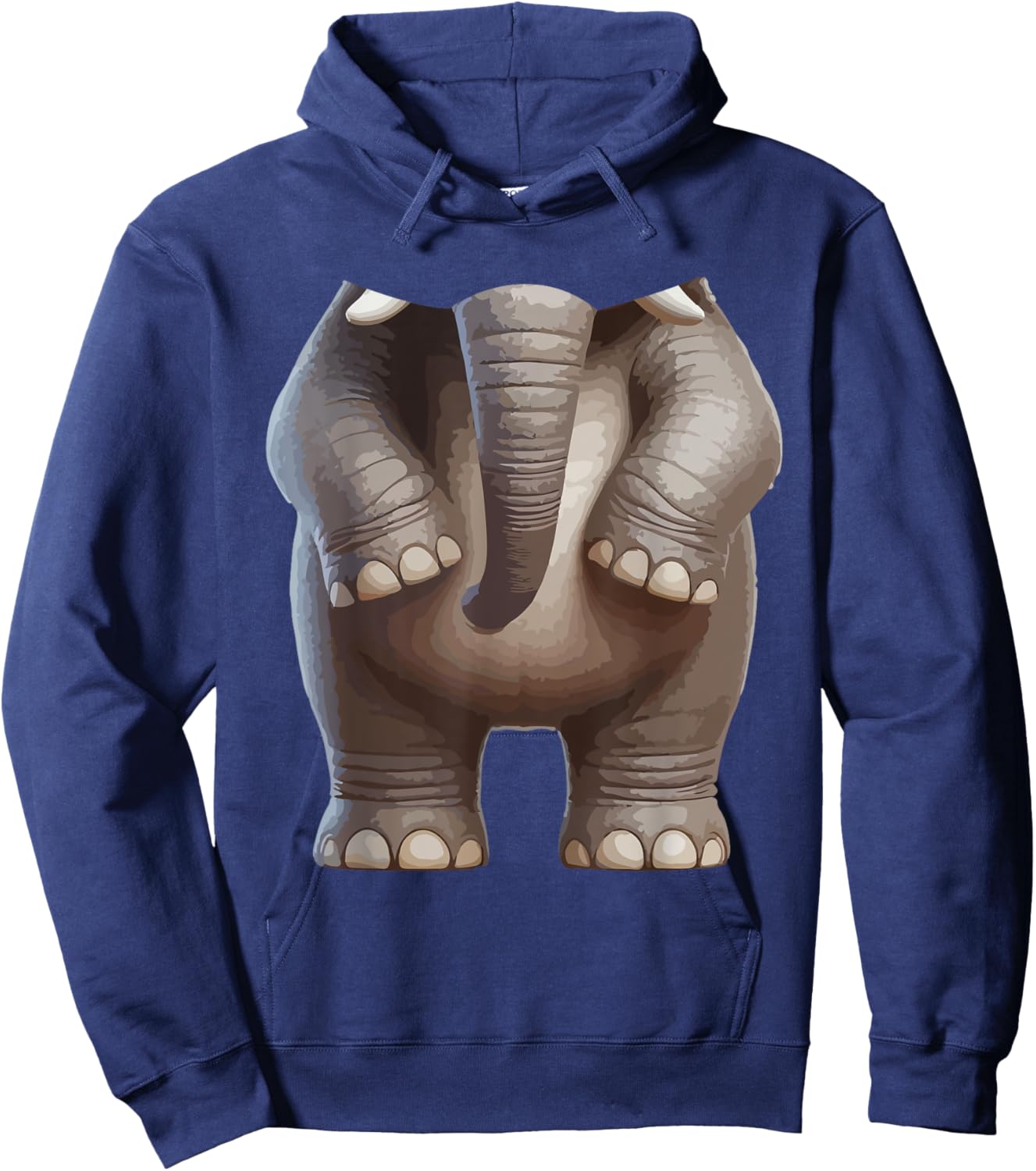 Halloween Animal Costume Cosplay Elephant Matching Parties Hoodie - Hoodie | Navy