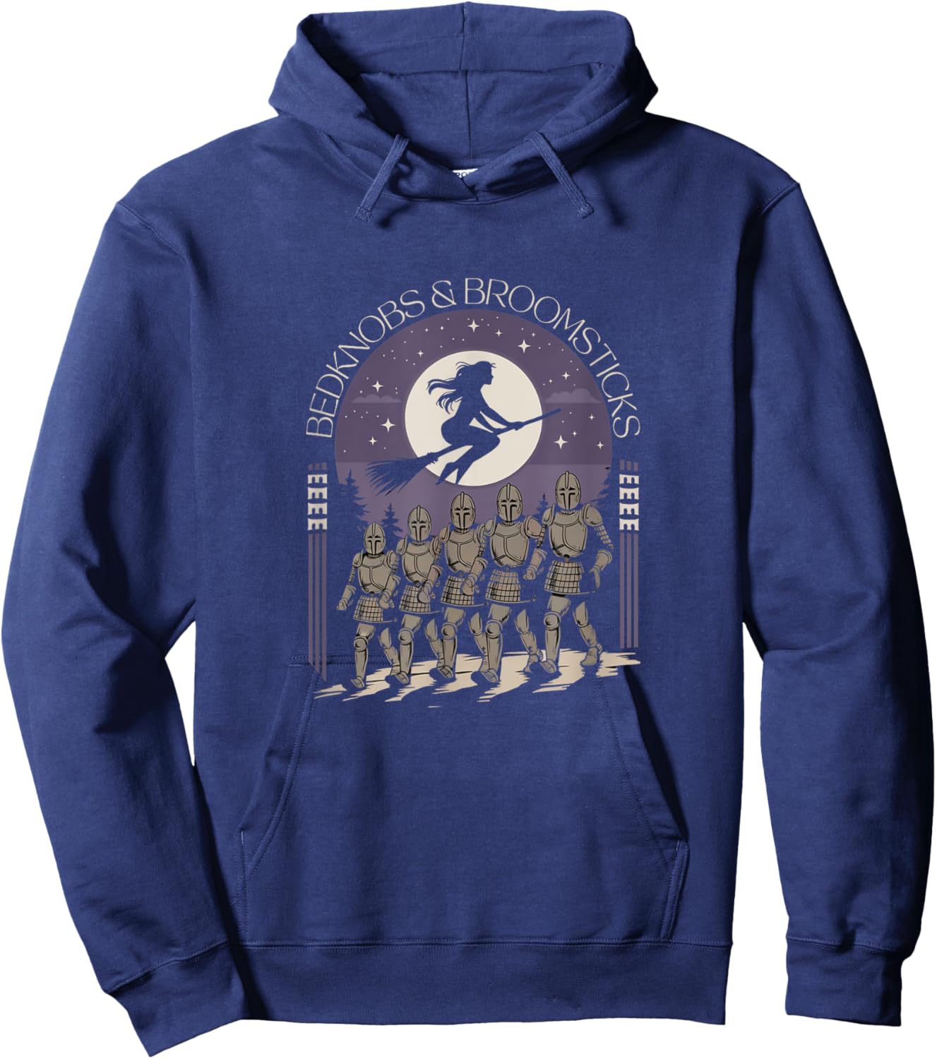 Bedknobs and Broomsticks Magical Vintage Theatre Armour Hoodie - Hoodie | Navy