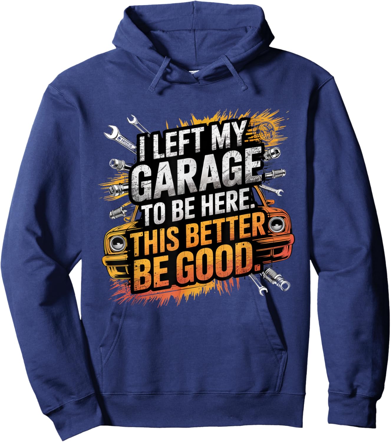 T-Shirt Hoodie - Hoodie | Navy