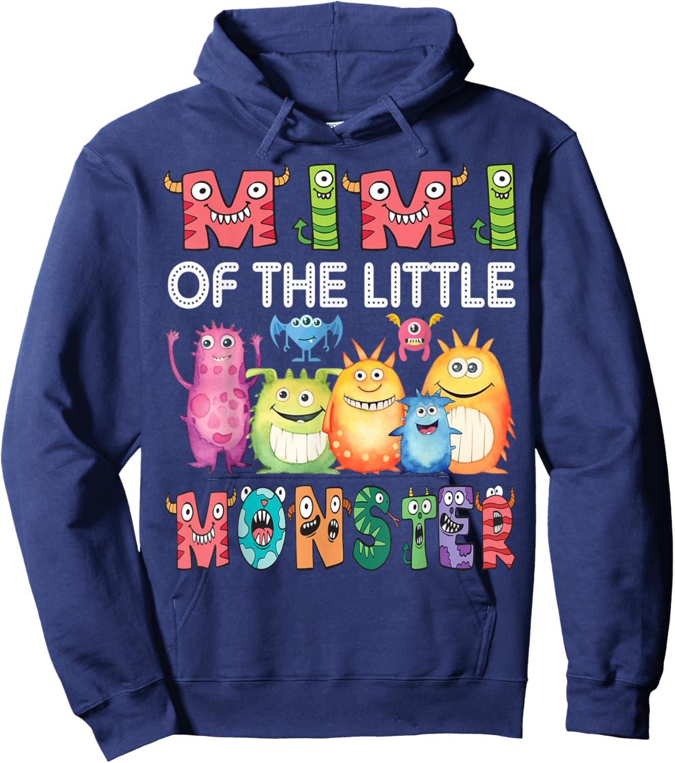 Mimi Of The Little Monster Kids 1St Birthday Party Hoodie - Hoodie | Navy