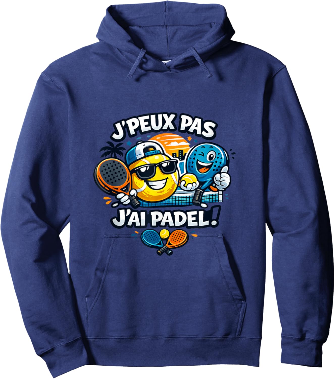 J'peuX Pas J'Ai Padel Hoodie - Hoodie | Navy