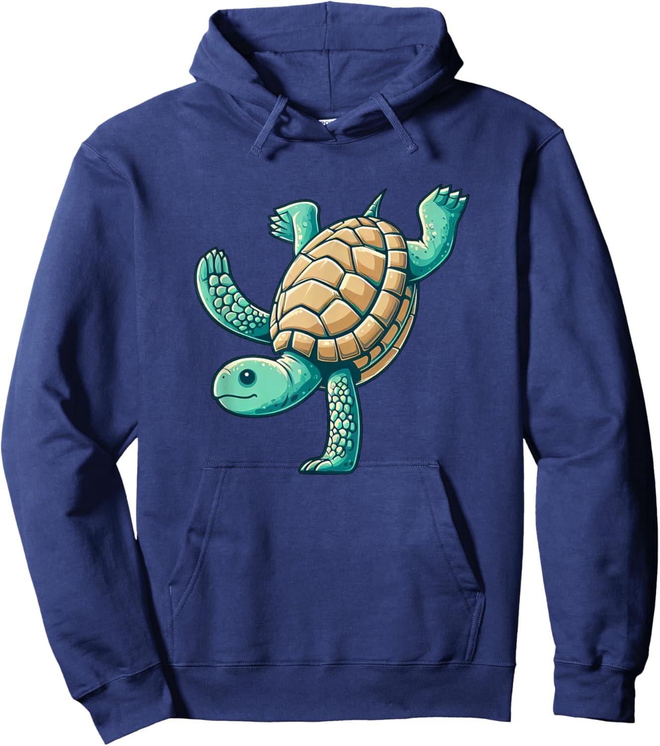 Turtle Handstand Flip Gymnastics Hoodie - Hoodie | Navy