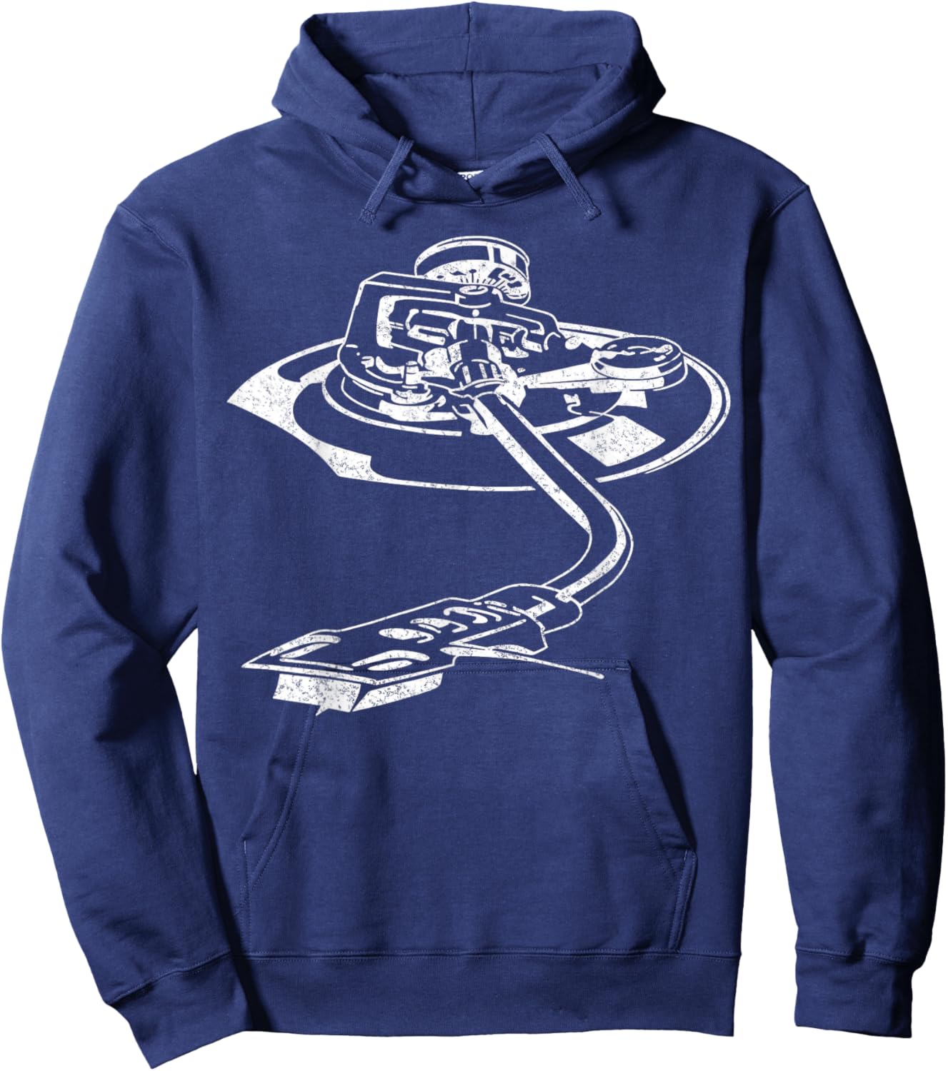 Technics 1200 Turntable - Club DJ Hoodie - Hoodie | Navy