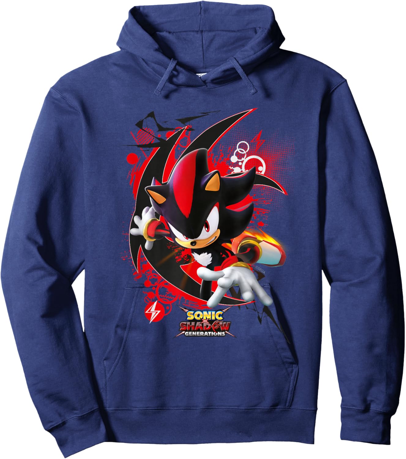 Sonic the Hedgehog, Sonic X Shadow Generations - Chaotic Hoodie - Hoodie | Navy