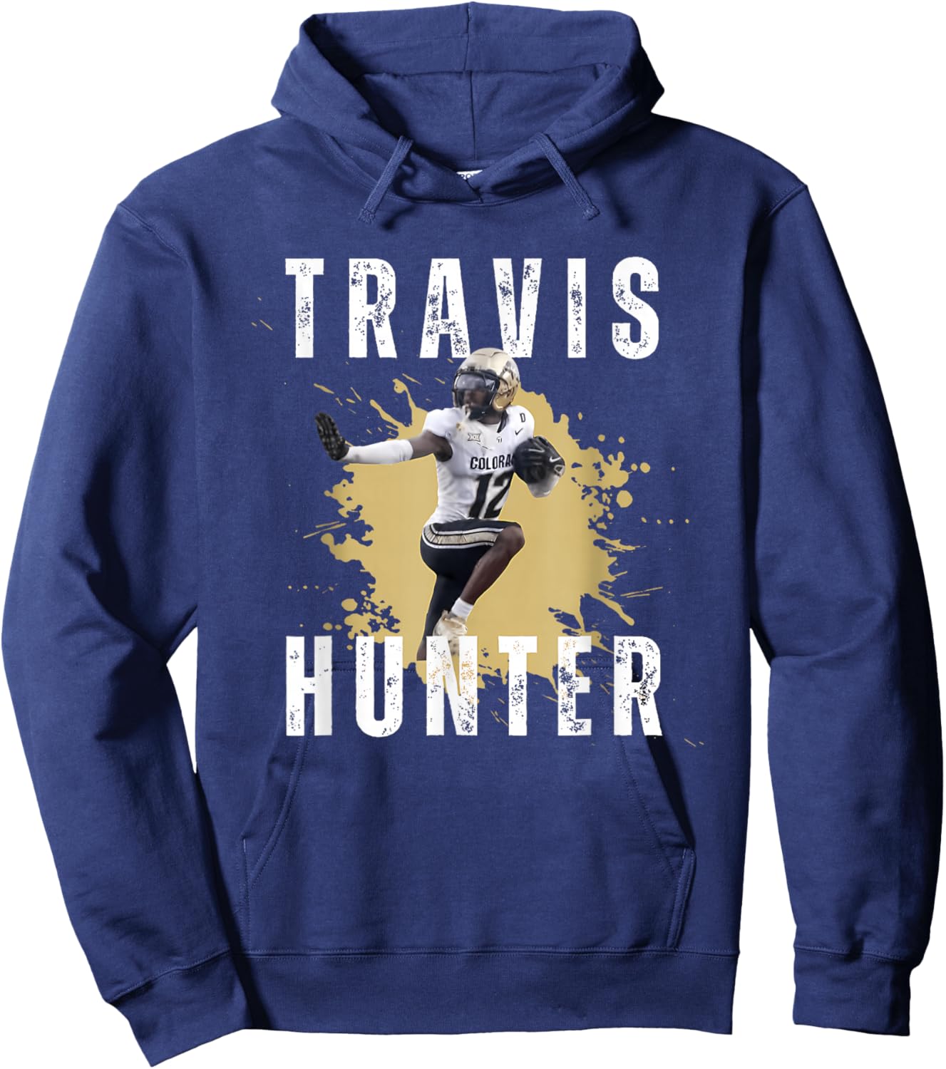 Travis Hunter Design 90s - Funny Hoodie - Hoodie | Navy