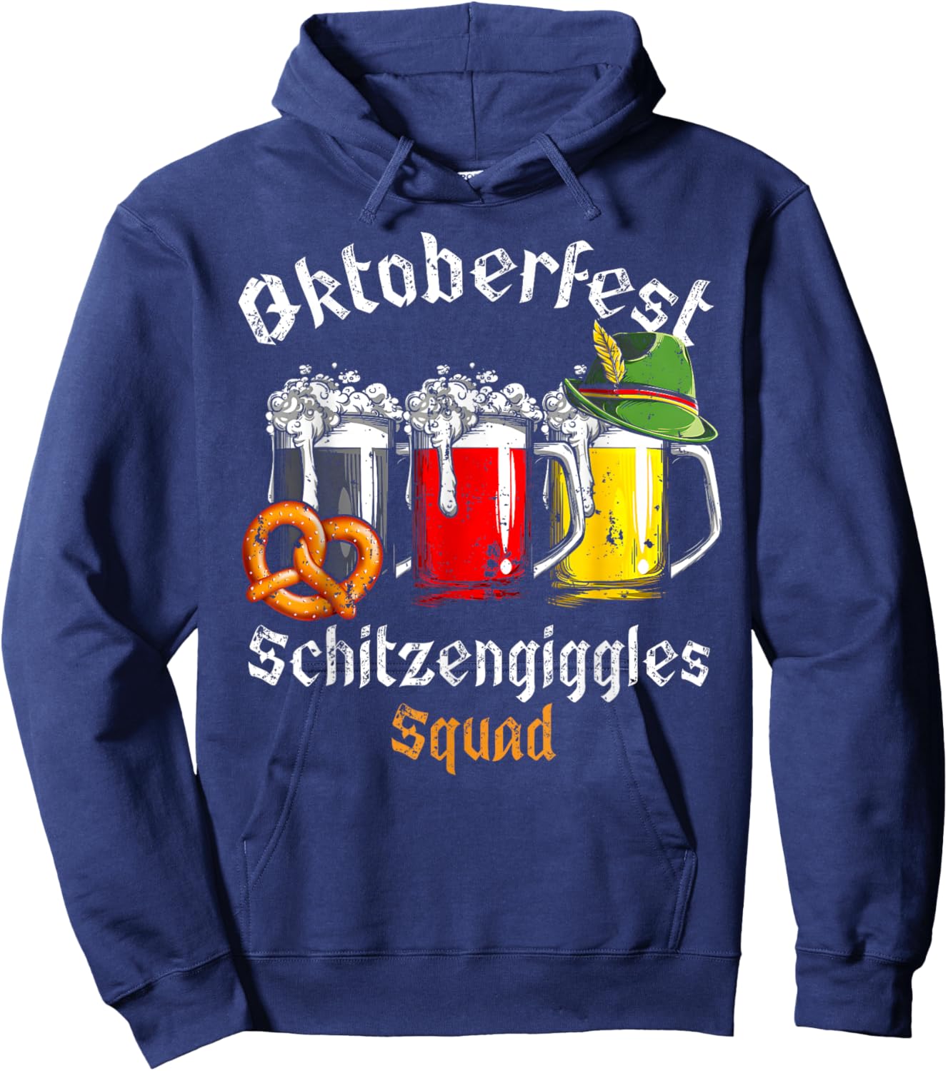 Oktoberfest Squad Germany Funny Festival Beer Hoodie - Hoodie | Navy