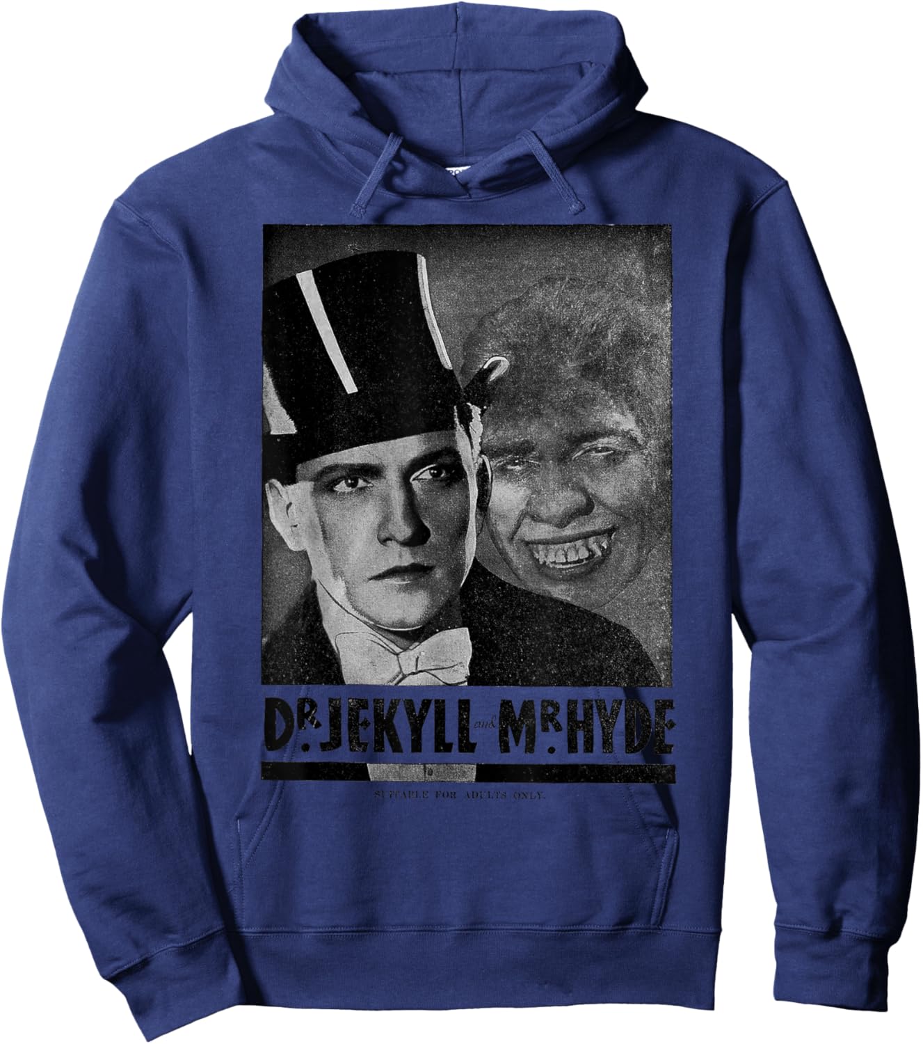 Dr. Jekyll & Mr. Hyde Horror Retro Halloween Monster Hoodie - Hoodie | Navy