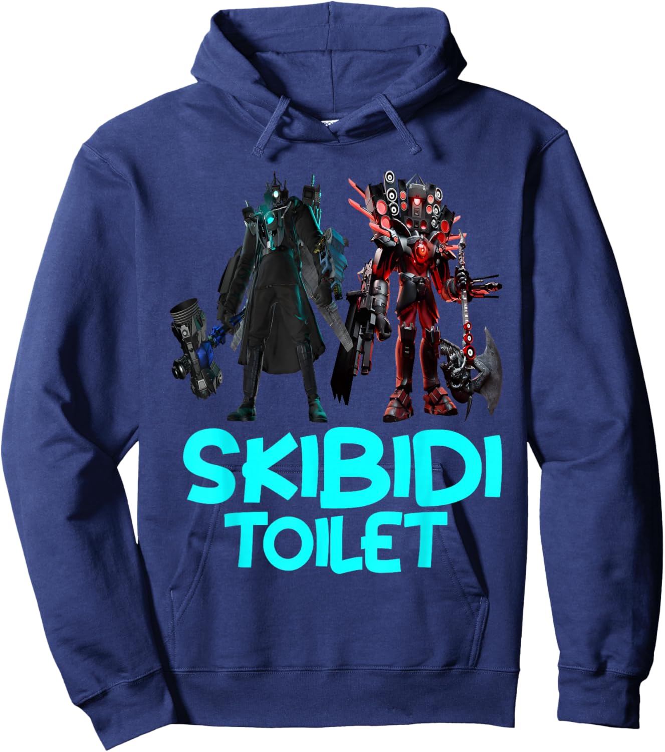 Birthday Boy Gifts for Kids, Adults Skibidi toilet Hoodie - Hoodie | Navy