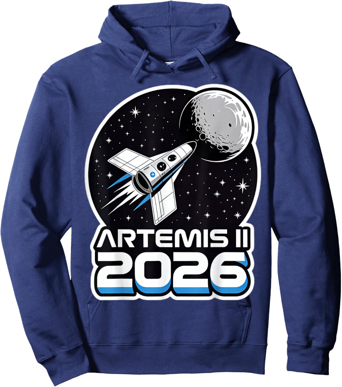Artemis II Launch to The Moon 2026 Hoodie - Hoodie | Navy