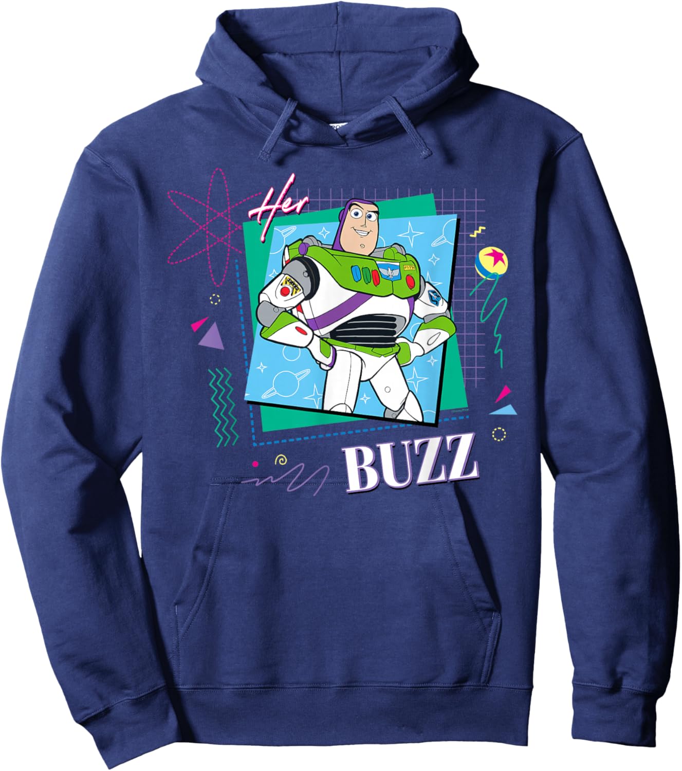 Disney and Pixar's Toy Story Couples Matching Her Buzz Hoodie - Hoodie | Navy