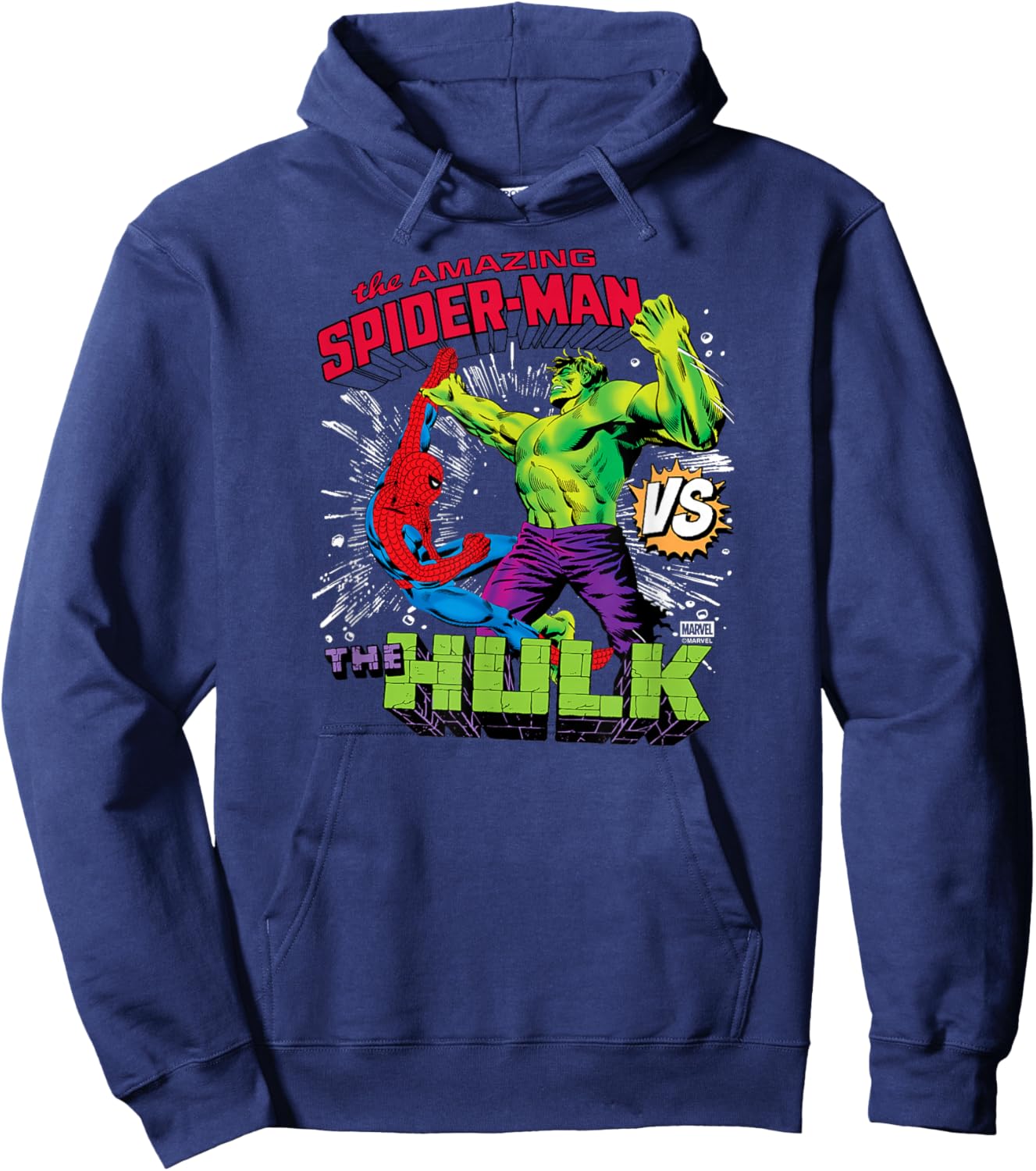 The Amazing Spider-Man vs The Incredible Hulk Hoodie - Hoodie | Navy