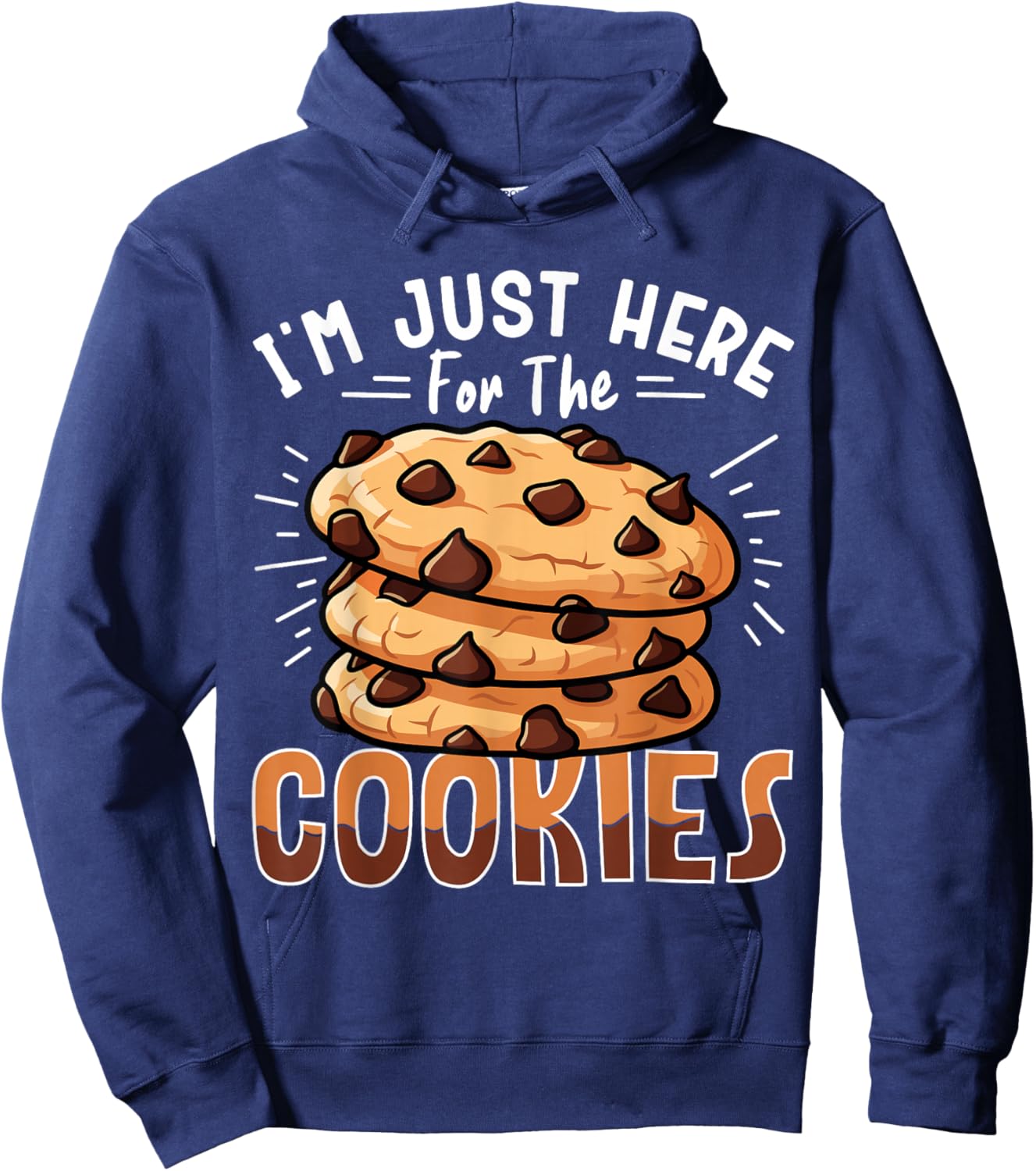 I'm Just Here For The Cookies Hoodie - Hoodie | Navy