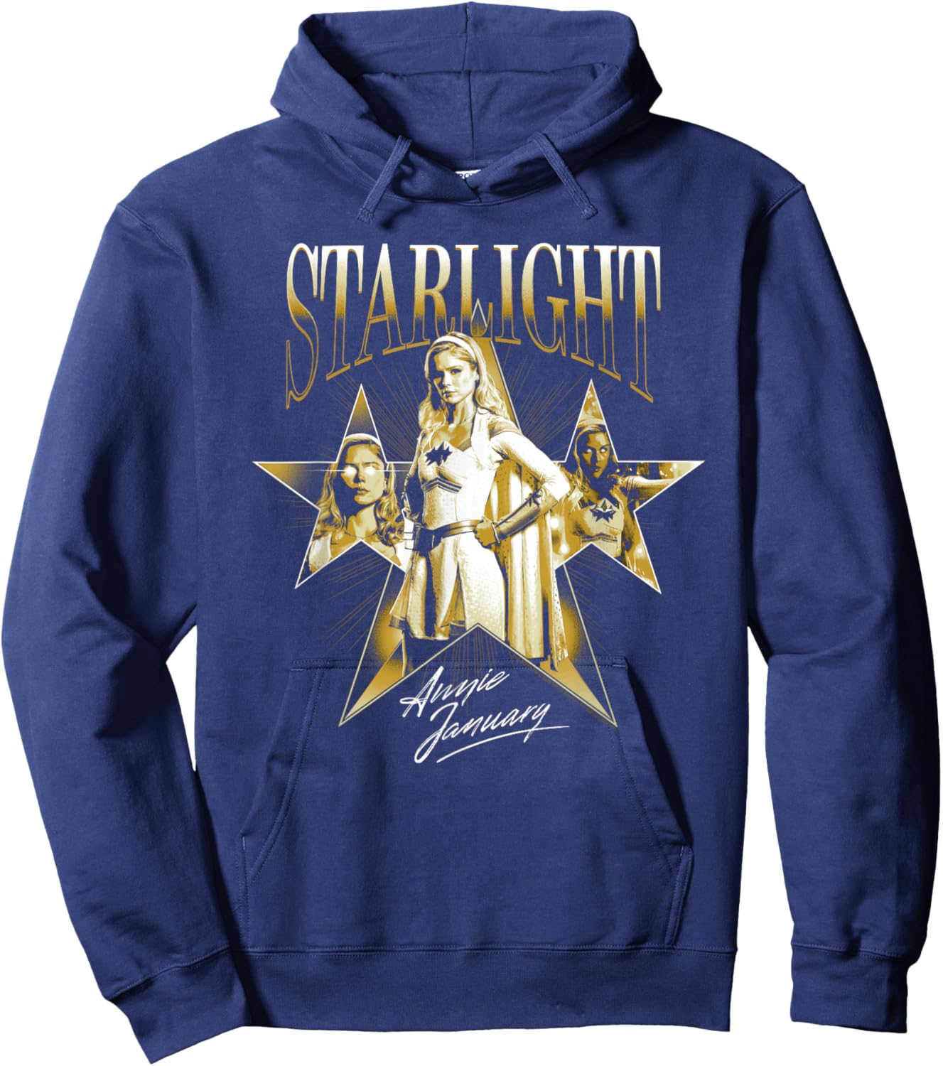 The Boys Starlight Superhero Poses Annie January Supes TV Hoodie - Hoodie | Navy