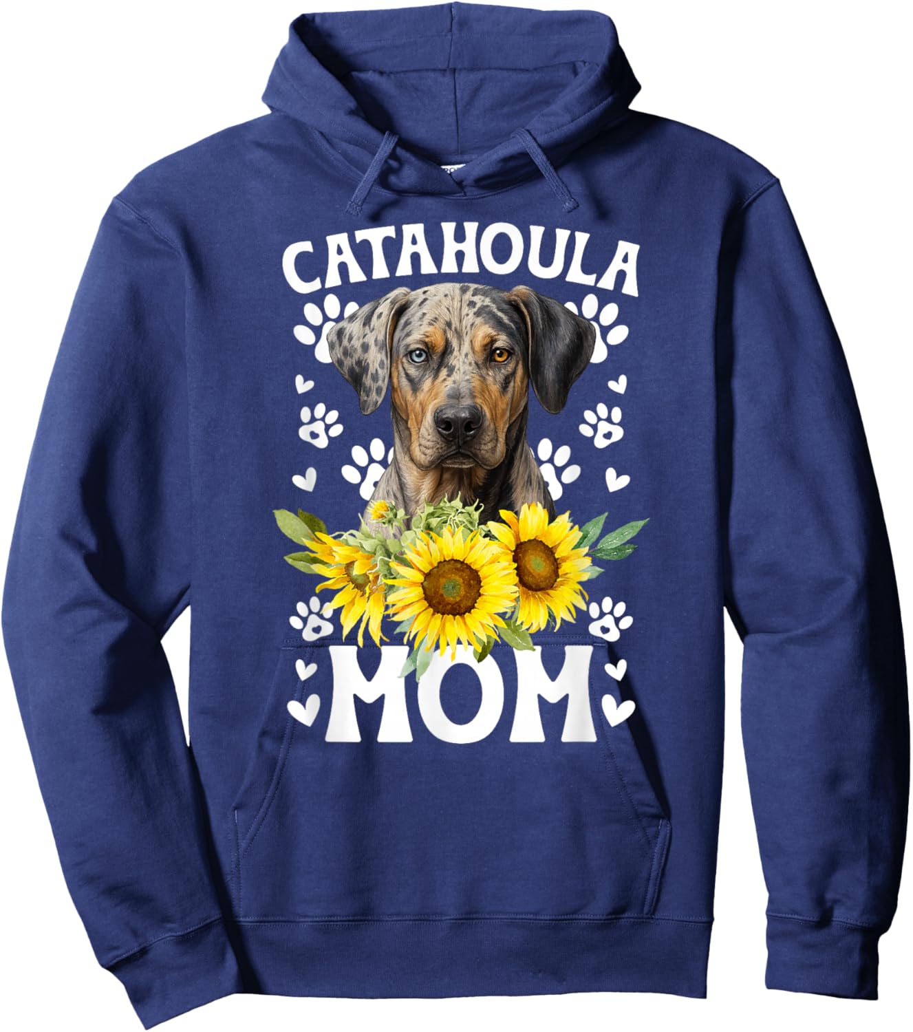 Catahoula Mom Catahoula Leopard Dog Owner Catahoula Lover Hoodie - Hoodie | Navy
