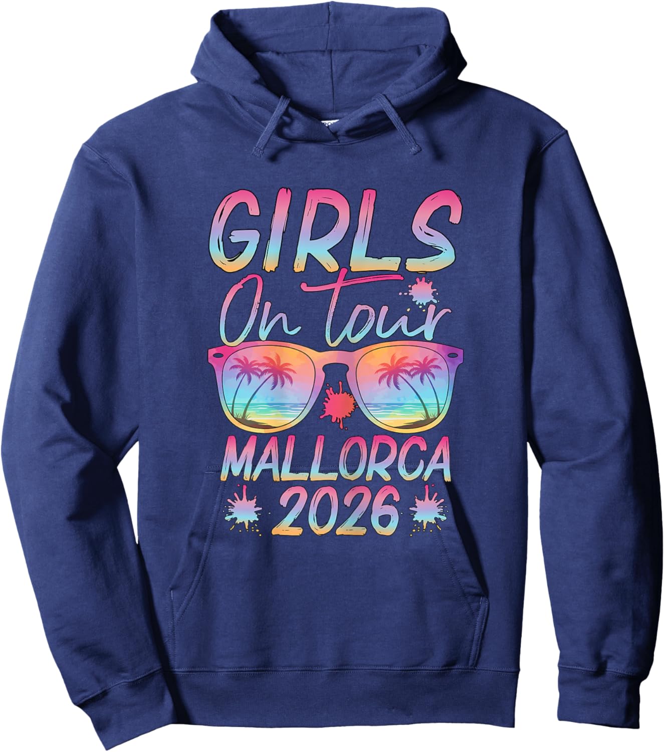 Girls On Tour Mallorca 2026 Girls' Evening Malle Party Hoodie - Hoodie | Navy