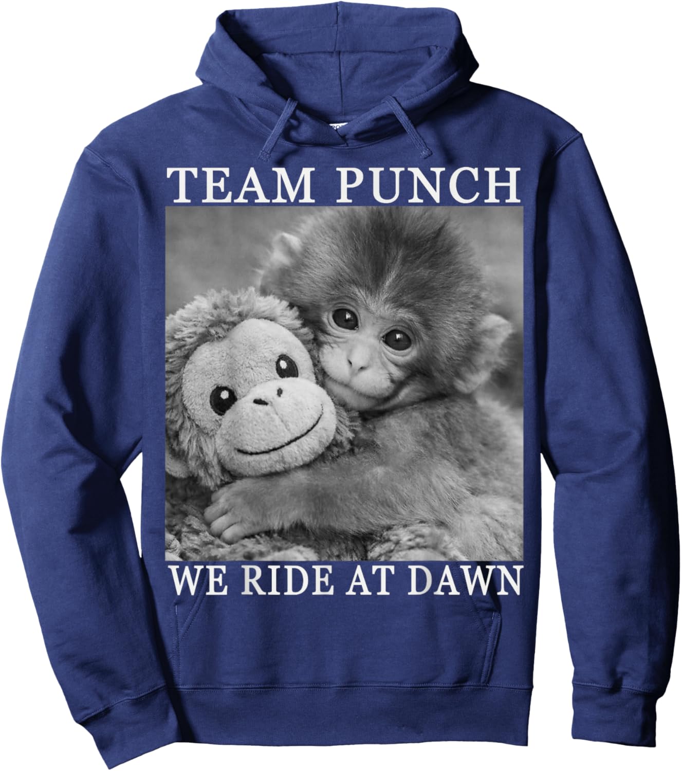 Team Punch The Monkey Hoodie - Hoodie | Navy
