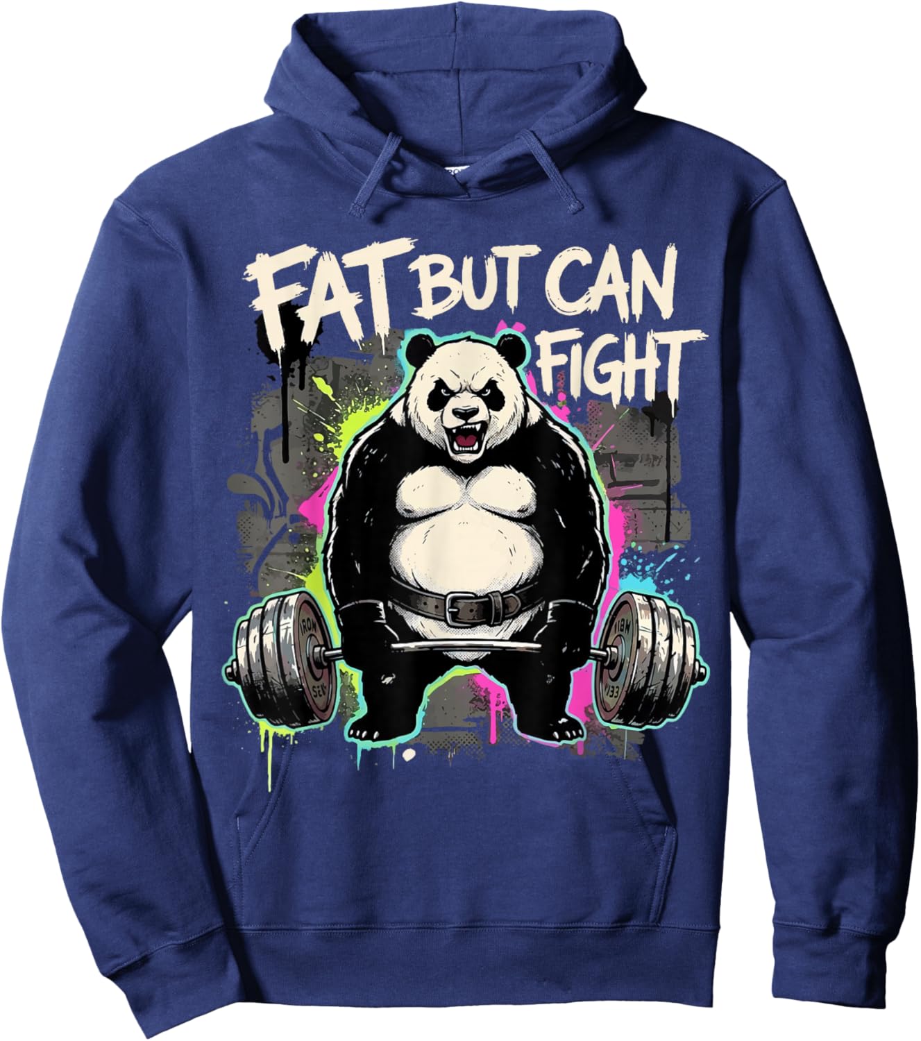 Fat But Can Fight Hoodie - Hoodie | Navy