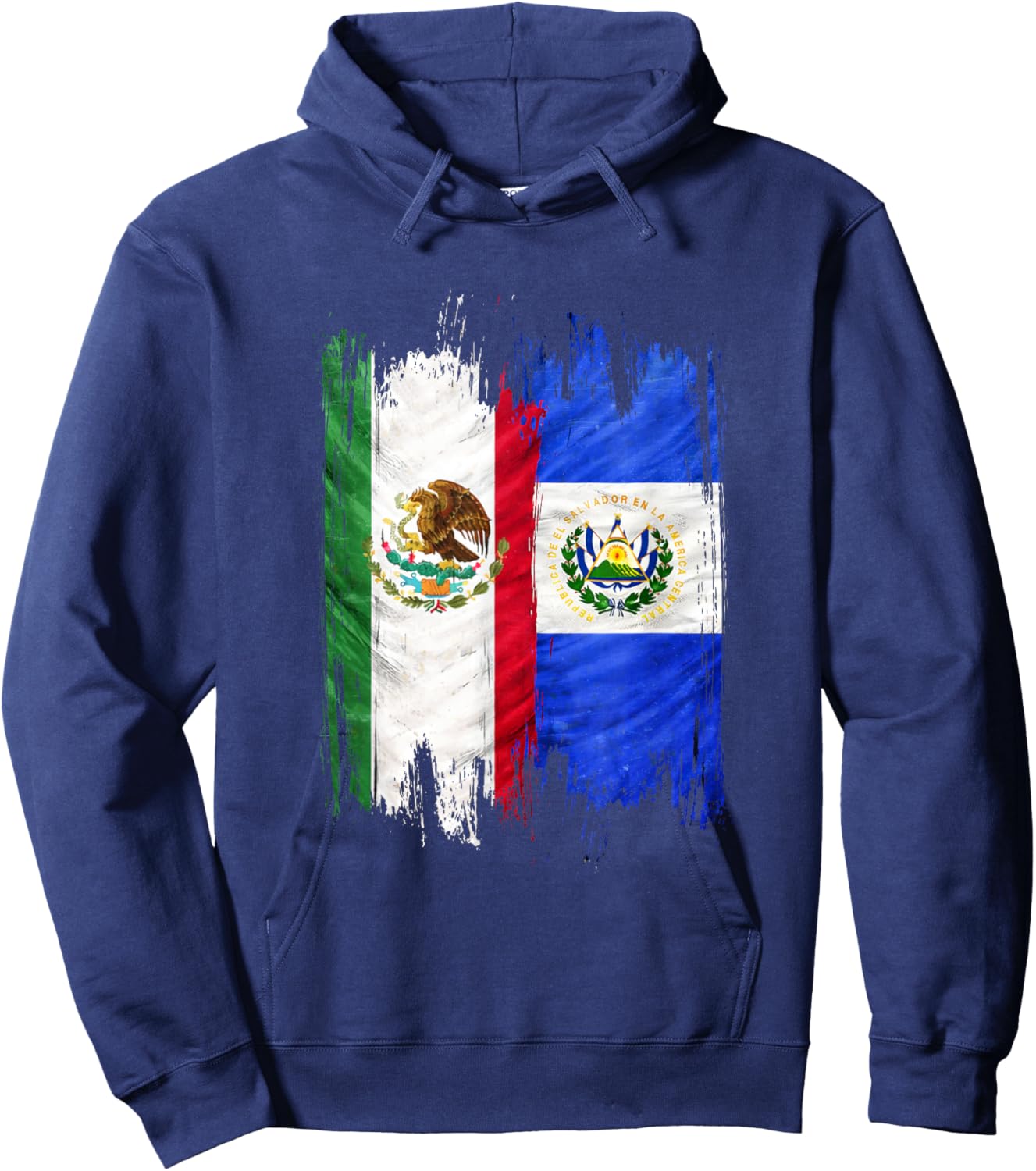 Mexico El Salvador Hoodie - Hoodie | Navy