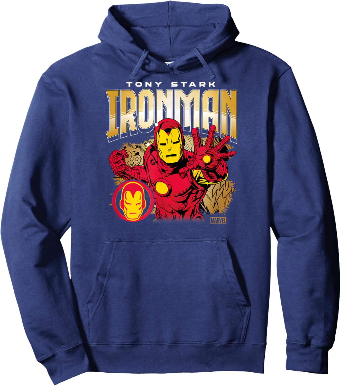 Iron Man - Bootleg Hoodie - Hoodie | Navy