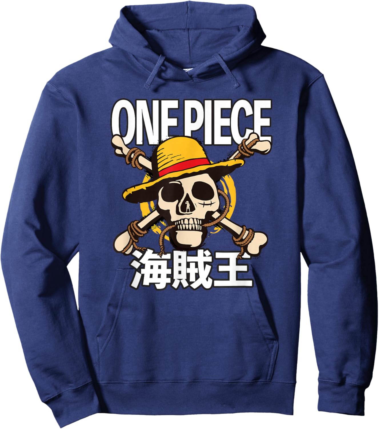 One Piece Jolly Roger Hoodie - Hoodie | Navy