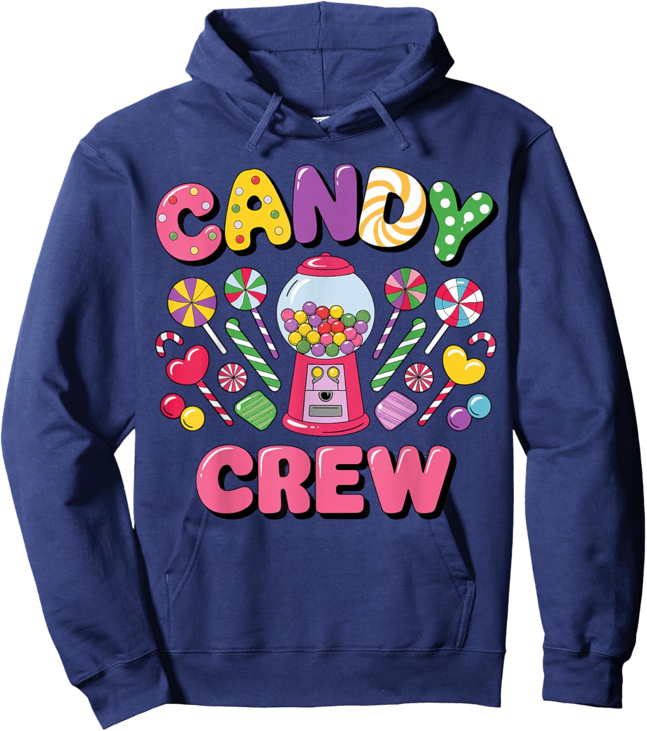 Candy Crew Candy Costume Women Candy Land Kids Sweetie Hoodie - Hoodie | Navy