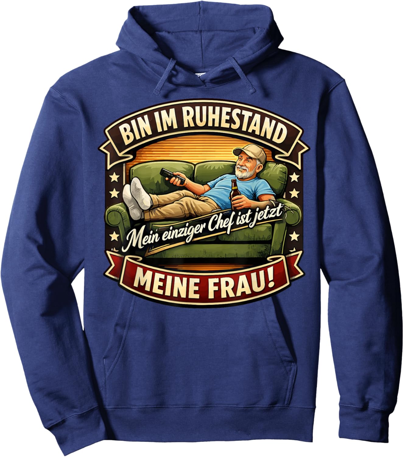 Rente 2026 Ruhestand Pension Pensionär Lustiges Rentner Hoodie - Hoodie | Navy