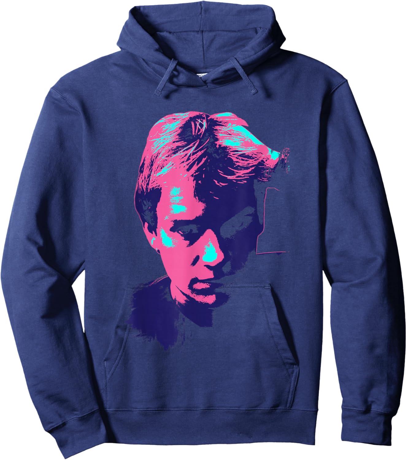 TV Times Portrait Of Musician Sting Pop Art Stylised Hoodie - Hoodie | Navy