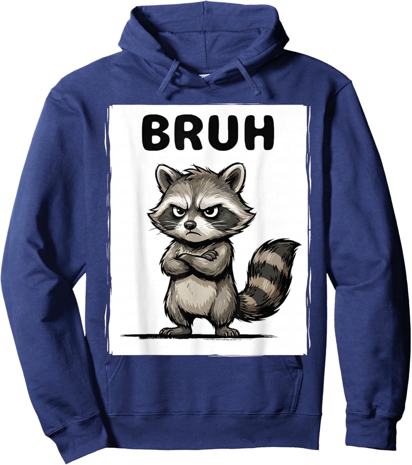 Cool Bruh Raccoon Men Women Kids Teens Funny Raccoon Hoodie - Hoodie | Navy