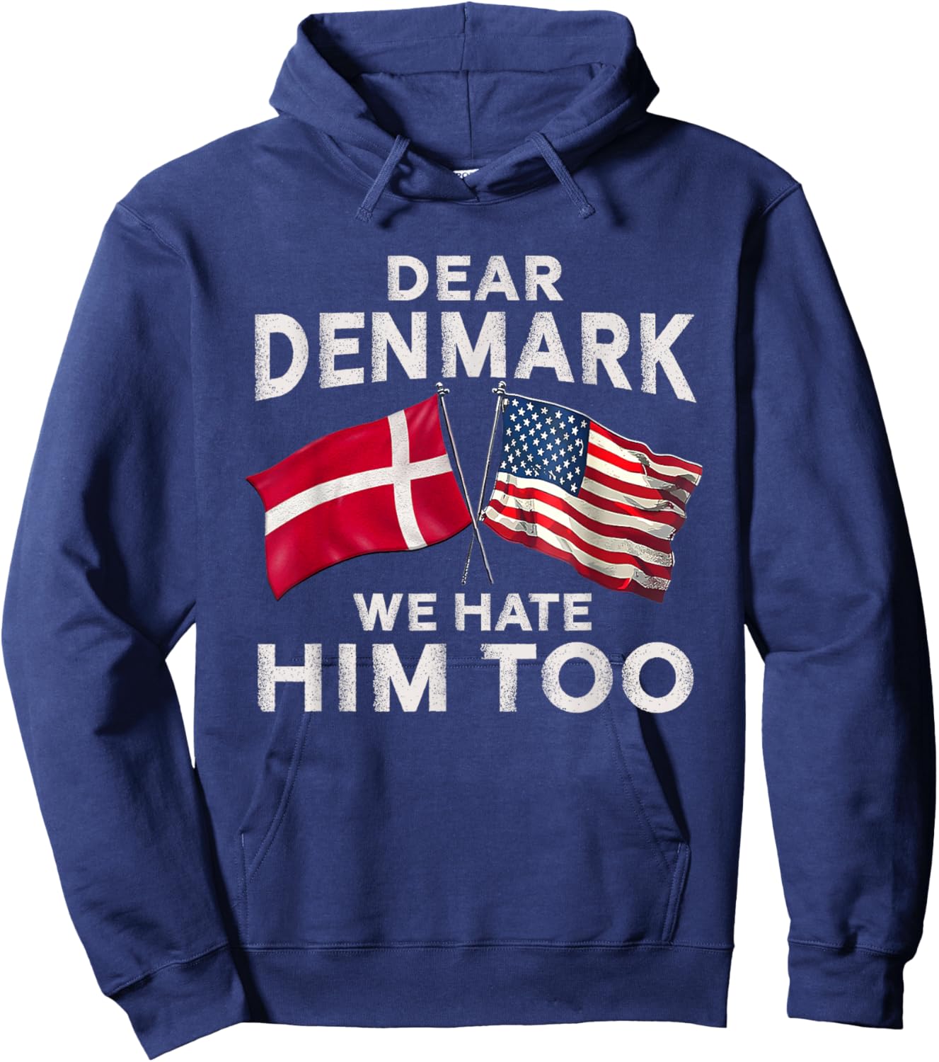 T-Shirt Hoodie - Hoodie | Navy