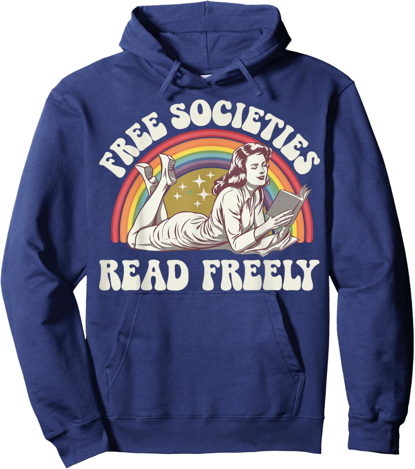 Free Societies Read Freely Hoodie - Hoodie | Navy